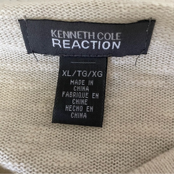 Kenneth Cole Reaction Lightweight Ribbed Sweater XL - Picture 7 of 8